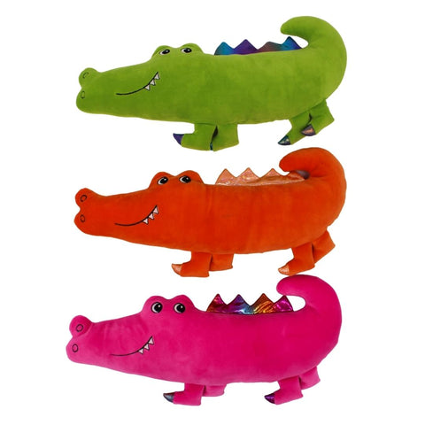 15" Plush Crocodile - Assorted Colors (Each)