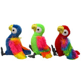 10" Plush Rainbow Parrot - Assorted Colors (Each)