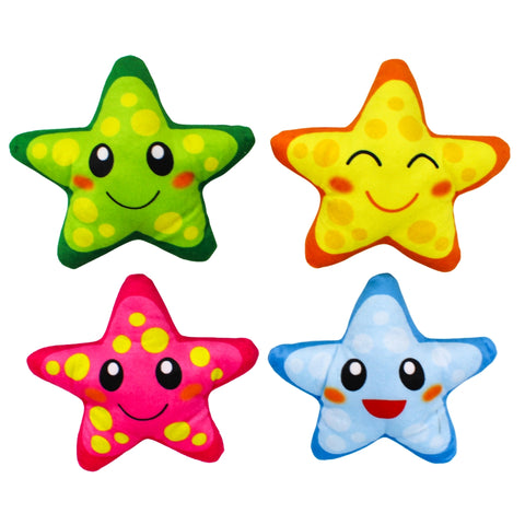 6.5" Plush Starfish  - Assorted (Each)