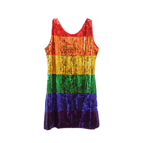 Rainbow Stripe Dress - Large / X-Large (Each)