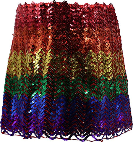 Rainbow Sequin Skirt (Each)
