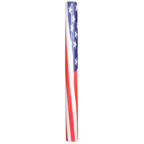 LED American Flag Foam Baton with 6 White Lights 18" (Each)