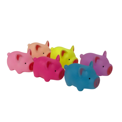 2" Squealing Pig (Pack of 6)