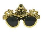 Metallic Gold Princess Sunglasses (Each)
