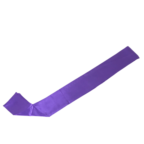 Purple Satin Sash 33" x 4" (Each)