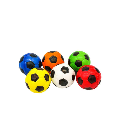 2.5" Assorted Colors Foam Soccer Ball (Dozen)
