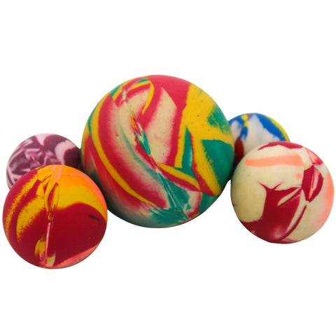 Assorted Colors and Sizes Bounce Ball (25 Pieces)