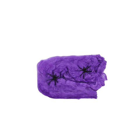 Purple Stretchable Spider Web (Each)