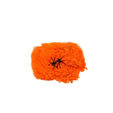 Orange Stretchable Spider Web (Each)