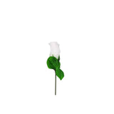 11.5" Faux Roses - White (Dozen)