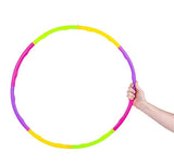 23" Multi Color Hula Hoop - Detachable & Size Adjustable (Each)