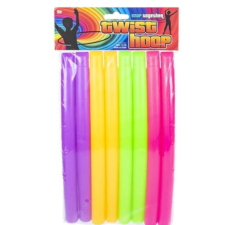23" Multi Color Hula Hoop - Detachable & Size Adjustable (Each)