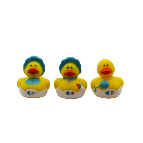 1.5" Baby Boy Rubber Duck (Dozen)