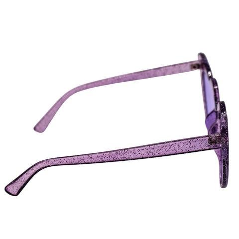 Lavender Heart Shaped Glitter Sunglasses (Each) – Mardi Gras Spot