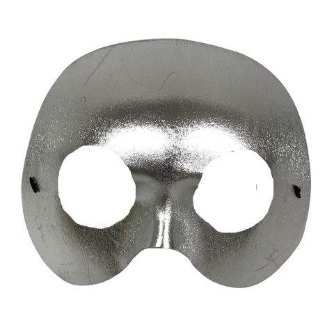 Metallic Silver Mask with No Stone Trim (Each)