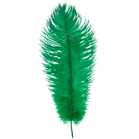 Green Ostrich Feather Plume 18" to 20" (Each)