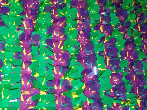 Mardi Gras Vinyl Petal Paper 30' x 3' (Roll)