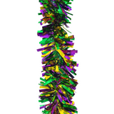 Purple, Green, and Gold Garland 15' x 4" (Each)