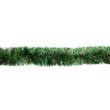 Green and Silver Pine Needle Tinsel Garland 9' x 4" (Each)