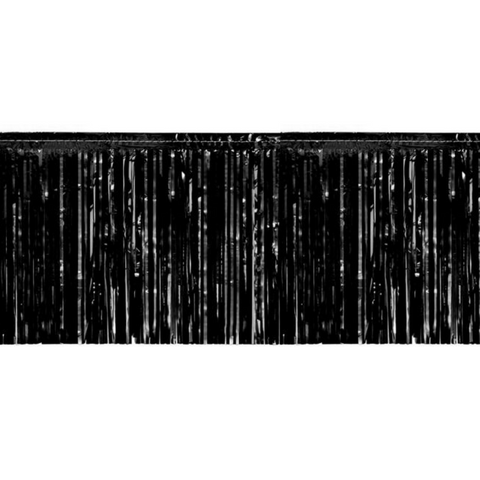 10' x 15" Black Fringe (Each)