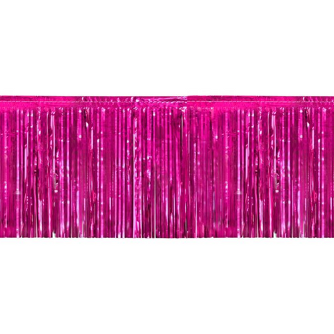 10' x 15" Hot Pink Fringe  (Each)