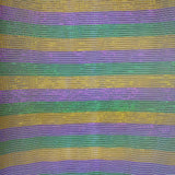 21"x 10yds Narrow Stripe Mardi Gras Mesh (Each)