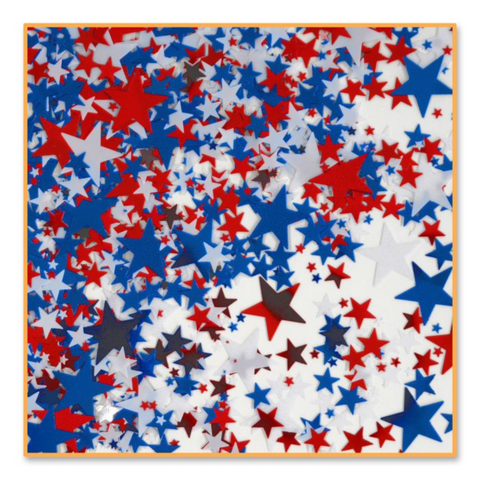 Red, White & Blue Stars Confetti  (Pack)
