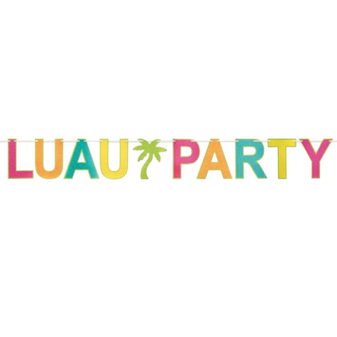 Luau Party Streamer 8.25" x 7' (Each)