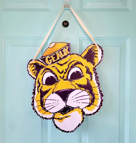 Geaux Tigers Door Hanger (Each)