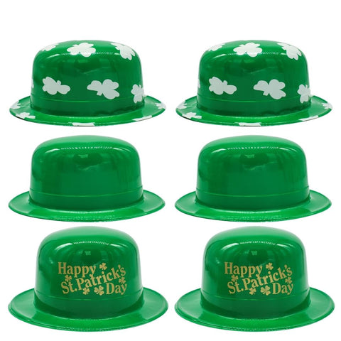 St. Patrick's Derby Assortment Hats (Pack of 6)