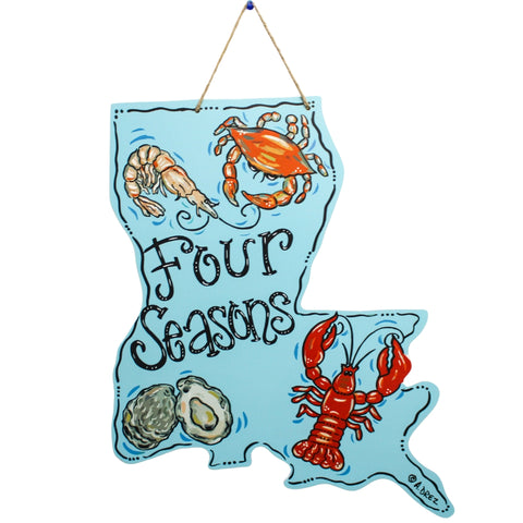 Louisiana Seafood Door Hanger (Each)