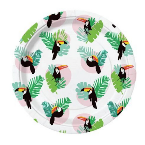 Toucans Are Better Than One 7" Paper Plates (8 Count)