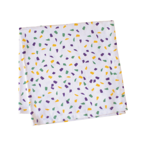 Mardi Gras Confetti Cloth Napkin (Each)