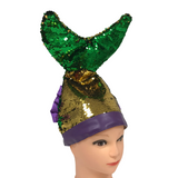 Mardi Gras Mermaid Tail Hat (Each)