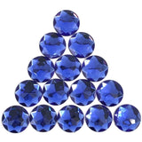 30mm Round Plastic Stones - Royal Blue (Gross)